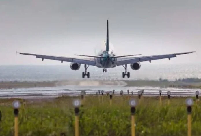 Indicative photo of take-off and landing