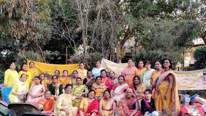 Women present in the program organized under the aegis of Women's Efficiency Committee