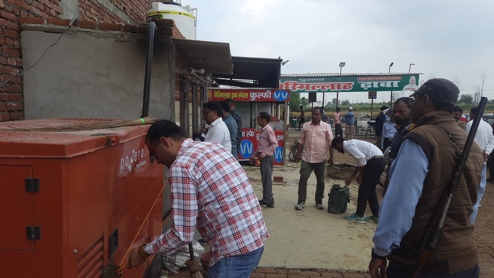 अवैध निर्माण पर Hpda हुआ सख्त, तीन निर्माणाधीन ढाबों को किया सील hpda1
