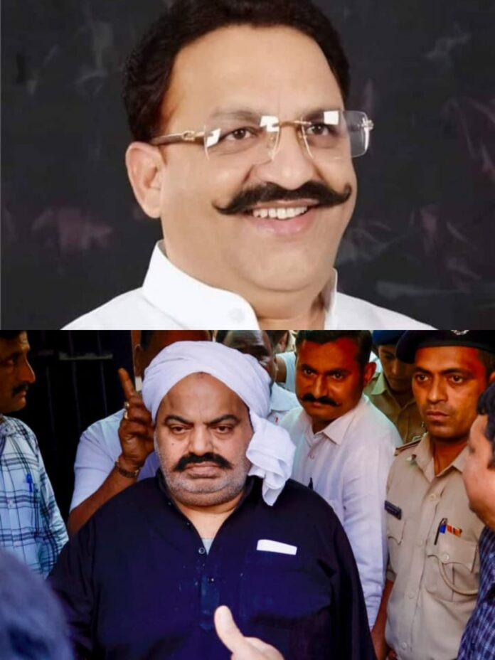 Atiq Ahmed and Mukhtar Ansari