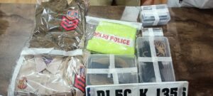 Goods recovered from the accused