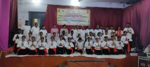 Ninth international yoga day नवम अंतर्राष्ट्रीय योग दिवस: हर घर आंगन योग थीम के किया गया योगा