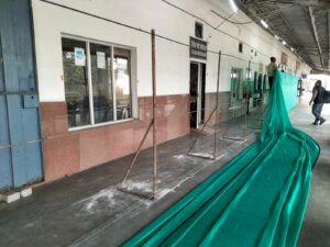 Amrit bharat yojana शिलांयास के चार माह बाद शुरू हुआ रेलवे स्टेशन के जीर्णोदार का कार्य