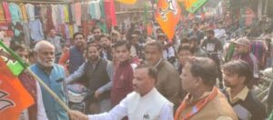 Bjp भाजपा युवा मोर्चा के कार्यकर्ताओं ने निकाली बाइक रैली