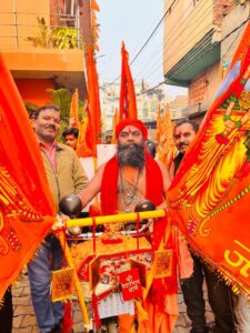 Cycle yatra साईकल से 1500 किलोमीटर की धर्मयात्रा कर रहे मछन्दर पुरी महाराज