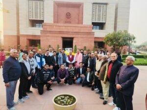 Lions Club नई संसद और नेशनल वार मेरोरियल का लायंस सदस्यों ने किया भ्रमण