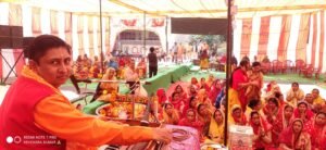 Shrimad bhagwat katha श्रीमद् भागवत कथा से पहले निकाली गई कलश यात्रा 17 Shrimad bhagwat katha1