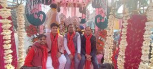 Ramlala pran pratistha श्री रामलीला समिति द्वारा निकाली गई भव्य शोभा यात्रा 1 Ramlala pran pratistha1