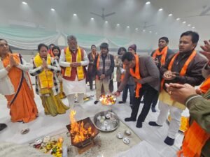 Ramlala Pran Pratistha अग्रसेन भवन में रामलला प्राण प्रतिष्ठा पर कार्यक्रम आयोजित