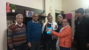 Vaishya employees welfare committee वैश्य कर्मचारी कल्याण समिति ने वरिष्ठ सदस्योंं को किया सम्मानित