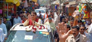 Arun Govil भाजपा प्रत्याशी व रामायण के श्रीराम का हापुड़ में हुआ जोरदार स्वागत