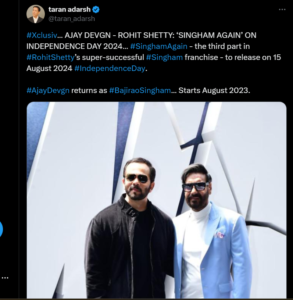 Singham Again OTT Release ओटीटी पर कहां रिलीज होगी 'सिंघम अगेन', जानिए किसने खरीदे स्ट्रीमिंग राइट्स