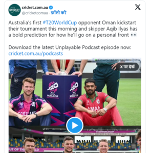 T20 wc 2024 कैंसर से जीती जंग, पैर खोने का डर; इमोशनल कर देगी ओमान के कप्तान की कहानी 3 T20 wc 2024 कैंसर से जीती जंग, पैर खोने का डर; इमोशनल कर देगी ओमान के कप्तान की कहानी