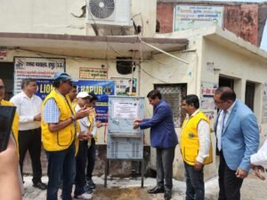 Lions club hapur लायंस क्लब ने जिला कोर्ट में लगवाया प्याऊ, जिला जज ने किया लोकार्पण