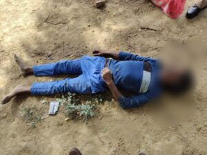 Hapur crime news चितौली रोड पर ठेके के पास मिला शव, पुलिस जांच में जुटी