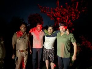 Hapur हापुड़ पुलिस का आपरेशन लंगड़ा जारी, मुठभेड़ में घायल तीन गोकश समेत चार गिरफ्तार 1 Hapur--