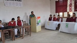 Hapur आर्य कन्या स्नातकोत्तर महाविद्यालय में प्रश्नोत्तरी कार्यक्रम में छात्राओं ने लिया भाग Hapur ----