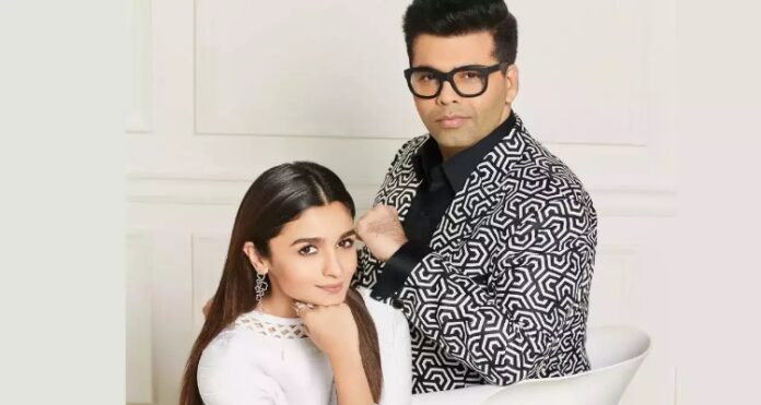 Alia Bhatt With Karan Johar