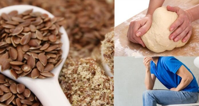 Mix Flaxseed Powder In Dough