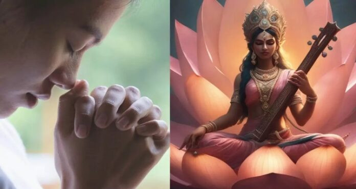 Jubaan Par Maa Saraswati