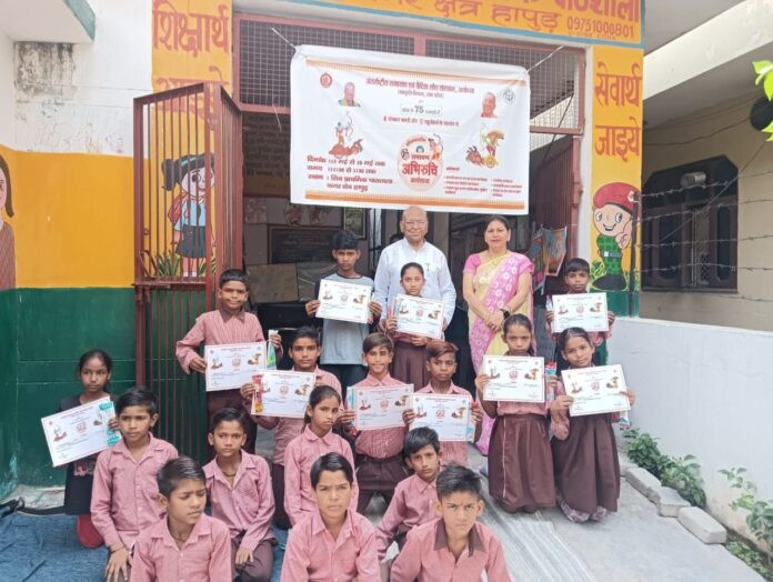 Hapur छह दिवसीय रामायण चित्रकला कार्यशाला का समापन