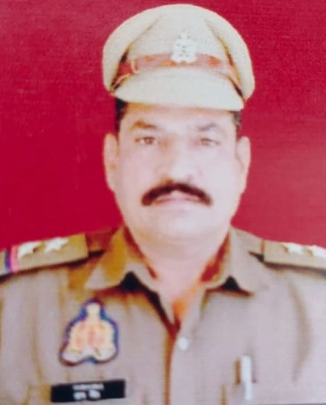 Shivin Kumar Singh's father Sub Inspector Gyan Singh Shivin Kumar Singh's father Sub Inspector Gyan Singh