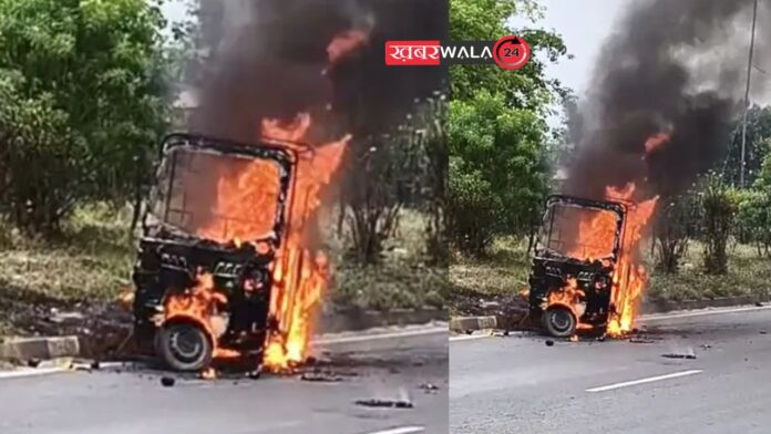 बिहार के Muzaffarpur में ऑटो की बैटरी में ब्लास्ट, महिला की जिंदा जलकर मौत, कई घायल