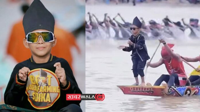 Indonesian Boy Rayyan Arkan Dhika Viral Dance on Racing Canoe