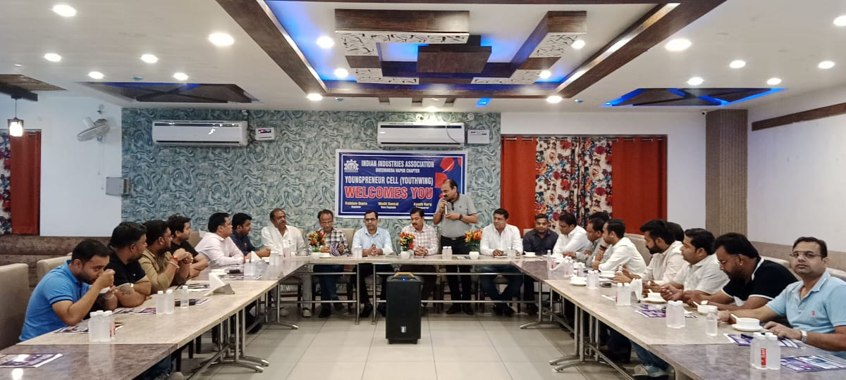 Hapur आईआईए धीरखेड़ा हापुड़ चैप्टर की दूसरी यंग प्रेन्योर सेल कार्यकारिणी बैठक: उद्योगों की समस्याओं और सोलर एनर्जी पर चर्चा 1 Hapur -