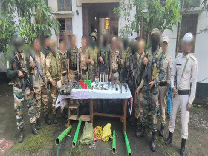 हथियार, ड्रग्स बरामद के साथ कई उग्रवादी गिरफ्तार