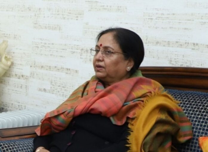 'वोटर अधिकार यात्रा' के मंच से पीएम के लिए अपशब्द बोलना निंदनीय : बेबी रानी मौर्य