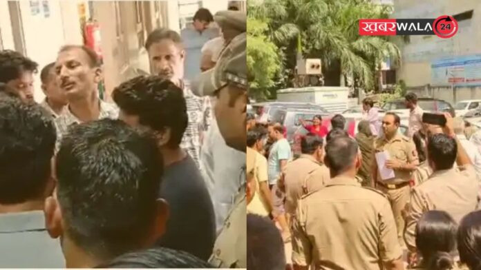 Hapur News: निजी अस्पताल में बच्चे की मौत की अफवाह से हंगामा, डॉक्टर पर लापरवाही का आरोप, पुलिस ने संभाली स्थिति