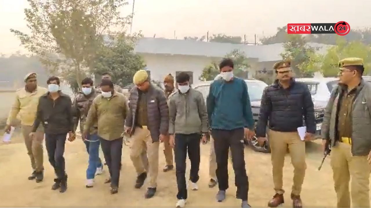 हापुड़ में NH-9 पर 85 लाख की लूट का खुलासा, पुलिस ने 6 बदमाशों को पकड़ा, 62 लाख रुपये बरामद