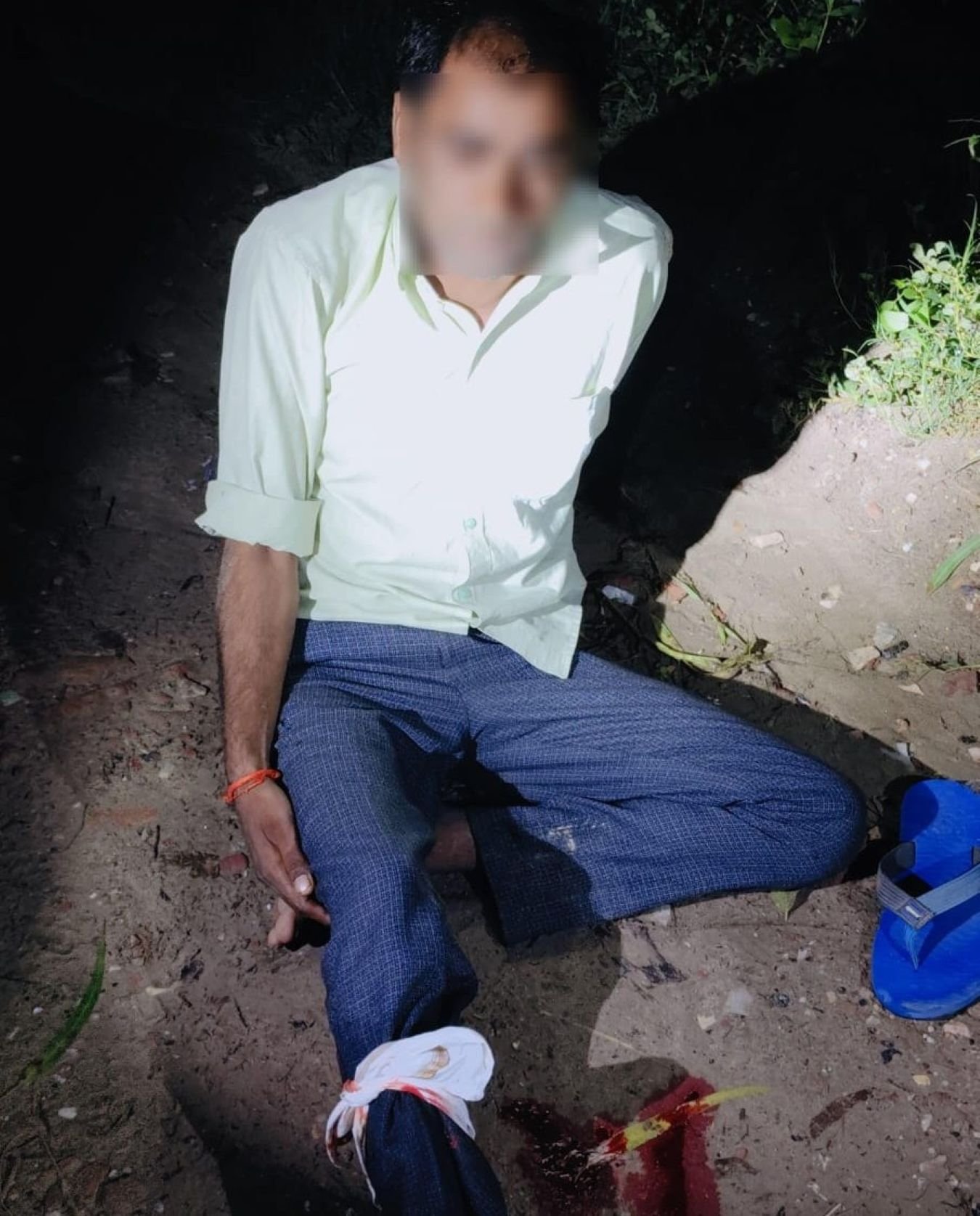 Hapur news बेटियों से दुष्कर्म का आरोपी मुठभेड़ में घायल, धान की रोपाई के बहाने किया था कृत्य 1 Hapur news-