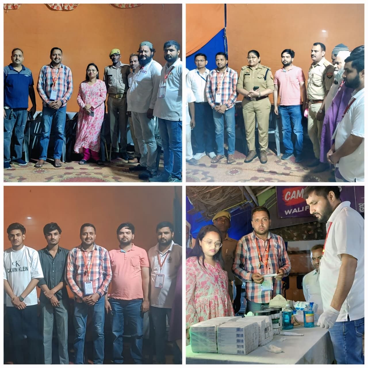 Hapur news डॉ एपीजे अब्दुल कलाम सोसाइटी ने हापुड़ में लगाया मेडिकल कैंप, शिवभक्तों की सेवा कर दिया भाईचारे का संदेश 1 Hapur news--