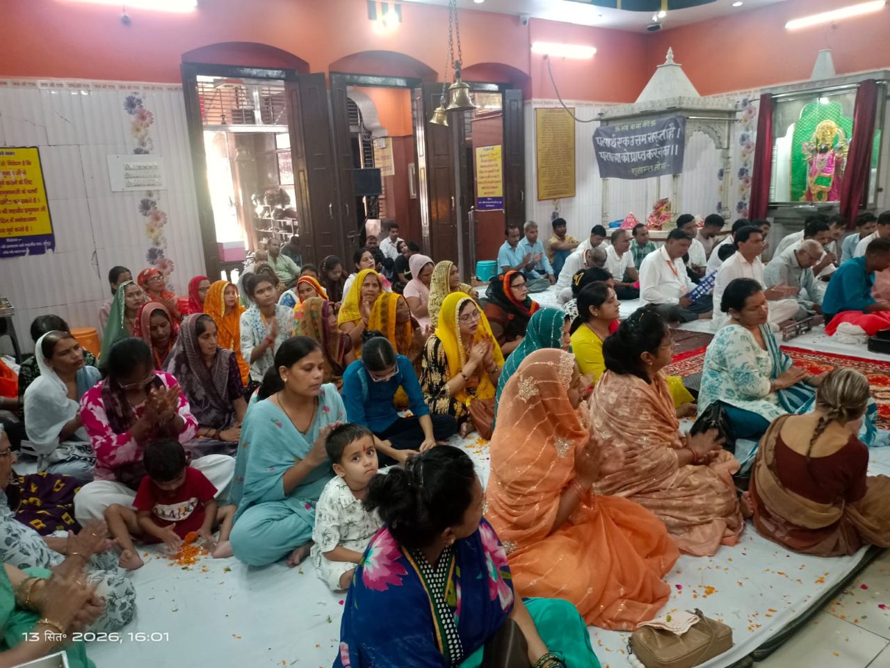 Hapur news महावीर दल में लगा मेहंदीपुर बालाजी का अलौकिक दरबार, भजनों पर झूमे श्रद्धालु 1 Hapur news-